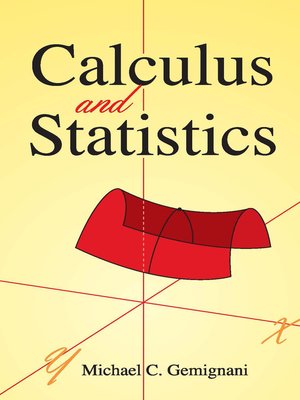 cover image of Calculus and Statistics